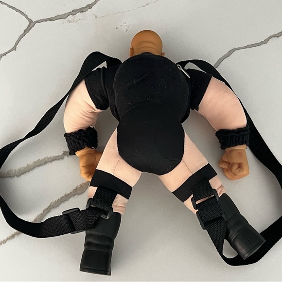 1999 WWF Stone Cold Steve Austin 3:16 Wrestling Plush Toy backpack - Picture 2 of 2